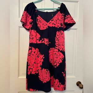 Trina Turk navy and pink summer dress, size 16.
